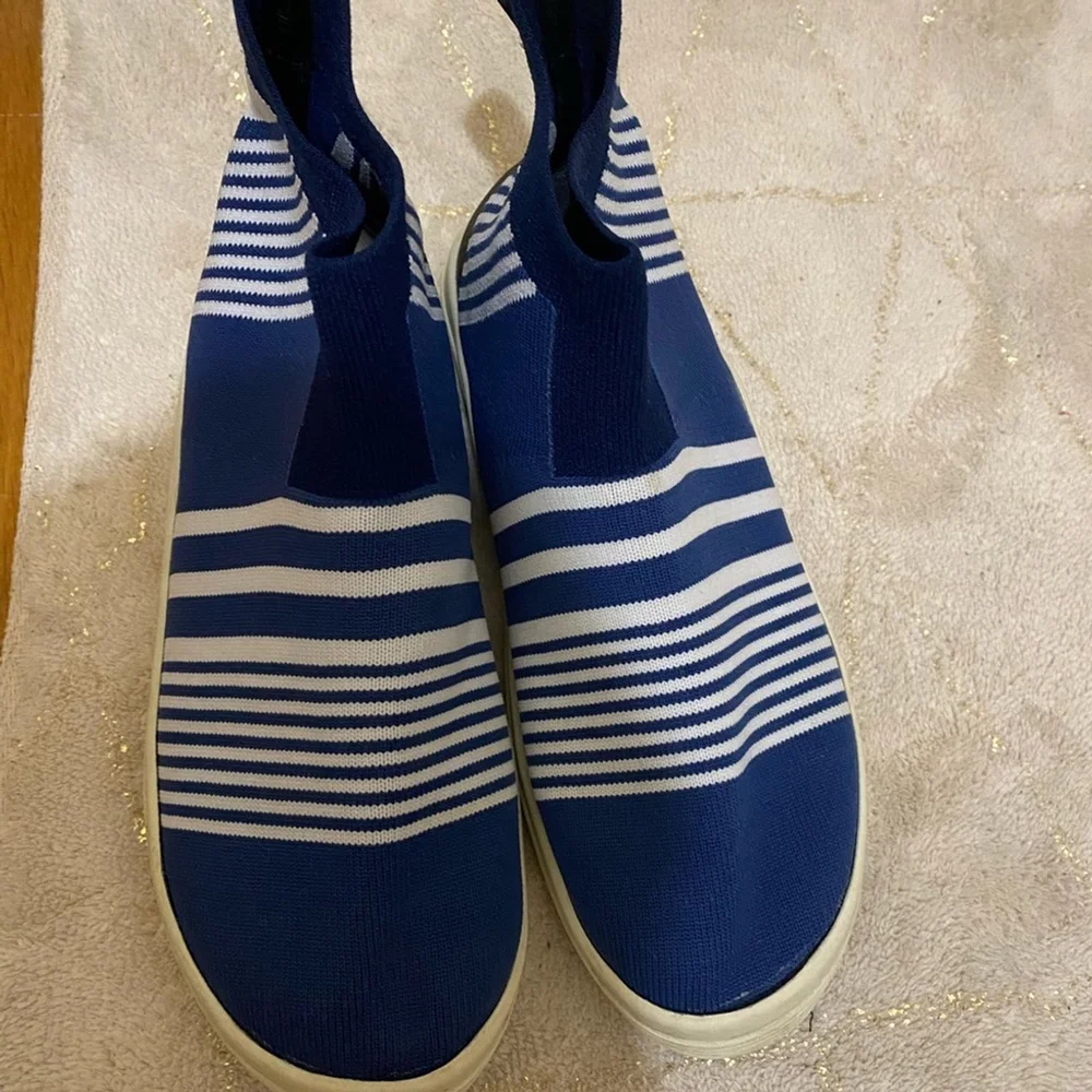 Adno Striped Sock Sneaker Bootie